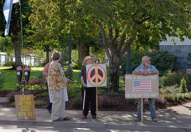 Corvallis Oregon War Protesters